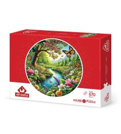 Puzzle Art Puzzle Der Garten Des Monarchen 570 Teile