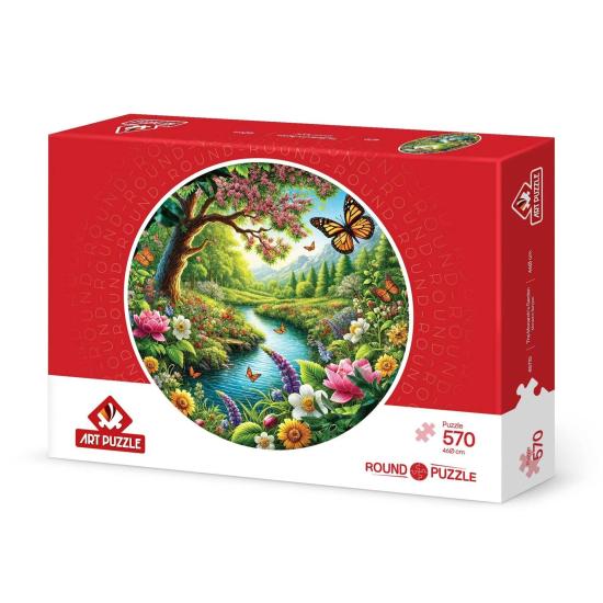 Puzzle Art Puzzle Der Garten Des Monarchen 570 Teile