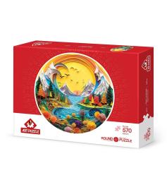 Puzzle Art Puzzle Papierlandschaft 570 Teile