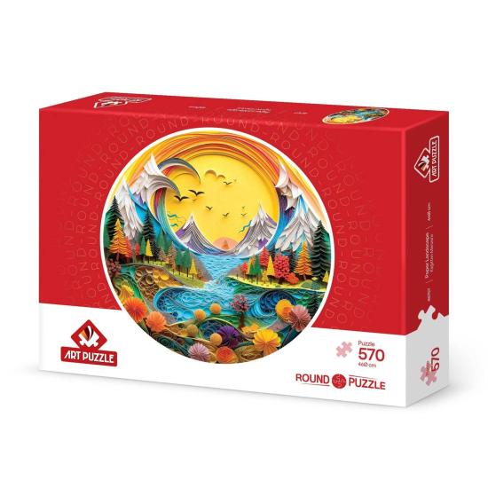 Puzzle Art Puzzle Papierlandschaft 570 Teile