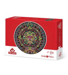 Puzzle Art Puzzle Aztekischer Sonnenstein 570 Teile