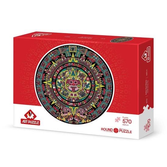 Puzzle Art Puzzle Aztekischer Sonnenstein 570 Teile