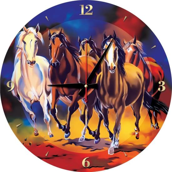 Puzzle Clock Art Puzzle Jadepferde 570 Teile
