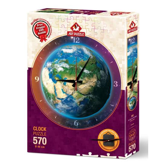 Puzzle Clock Art Puzzle Die Zeit in der Welt 570 Teile Puzzle Clock Art Puzzle Die Zeit in der Welt 570 Teile