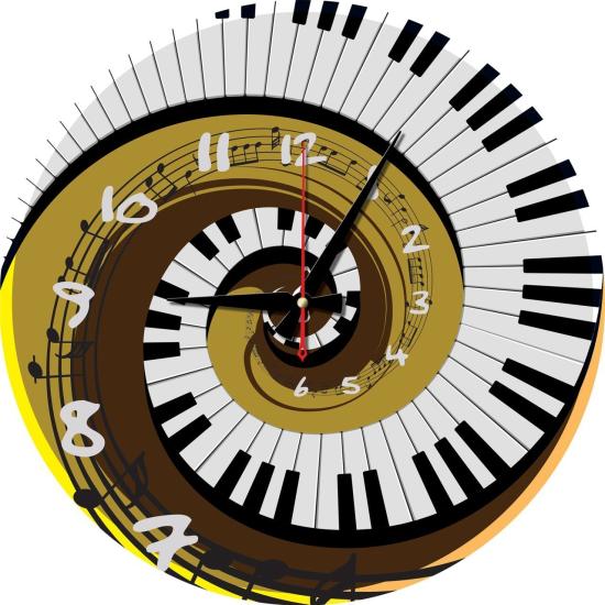 Puzzle Clock Art Puzzle Rhythmus der Zeit 570 Teile