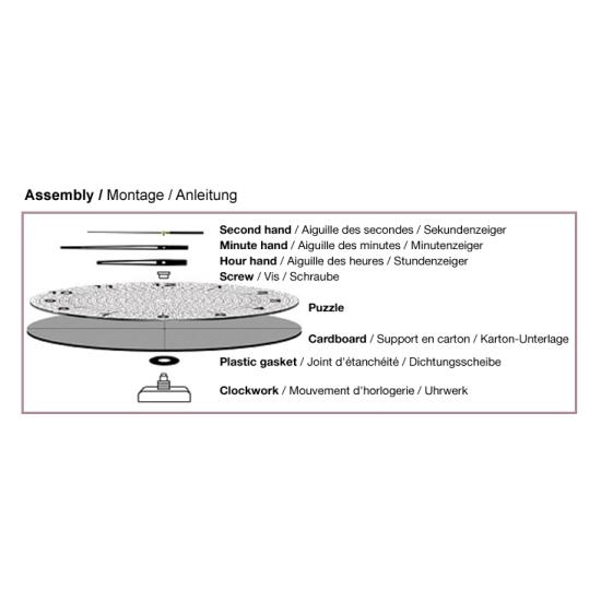 Puzzle Clock Art Puzzle Jungfrauenturm 570 Teile