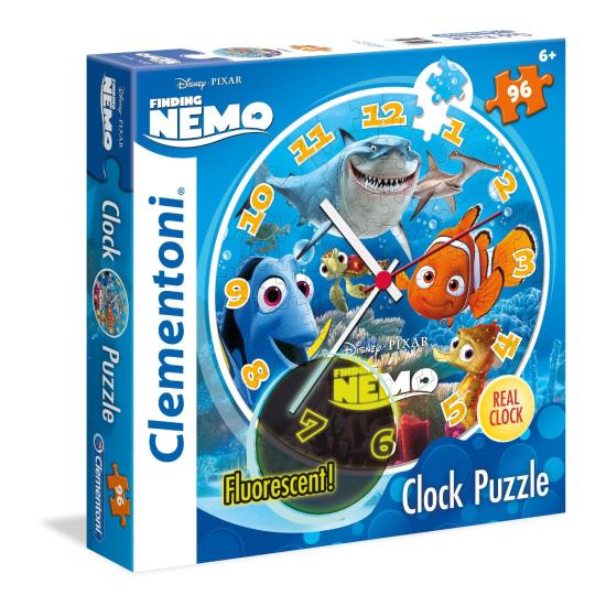 Clementoni Uhrenpuzzle Findet Nemo 96 Teile