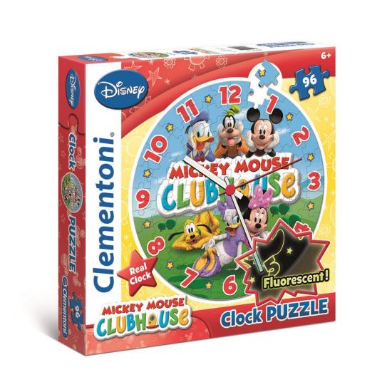 Clementoni Uhrenpuzzle Mikey Mouse's House 96 Teile