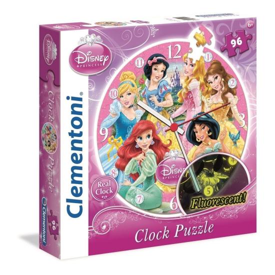 Clementoni Disney Princess Uhrenpuzzle 96 Teile