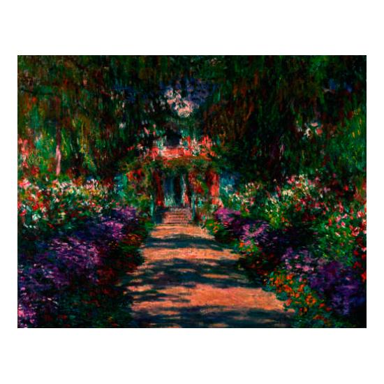Ricordi Puzzle Monets Garten 1500 Teile