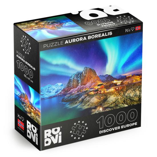 Roovi Aurora Borealis, Norwegen 1000-teiliges Puzzle