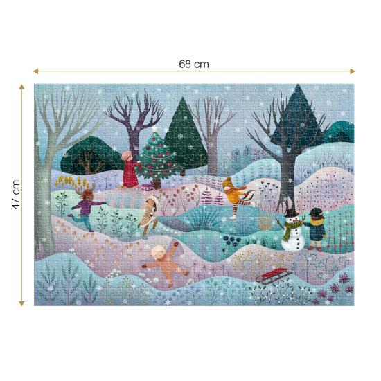 Roovi Magic Forest Puzzle, Winter 1000 Teile