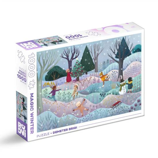 Roovi Magic Forest Puzzle, Winter 1000 Teile