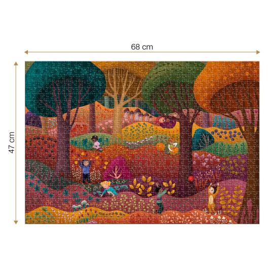 Roovi Magic Forest Puzzle, Herbst 1000 Teile