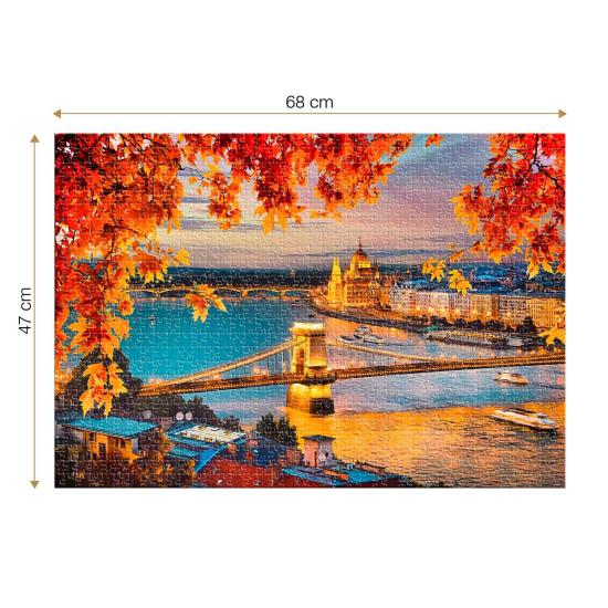 Roovi Budapest, Ungarn 1000-teiliges Puzzle