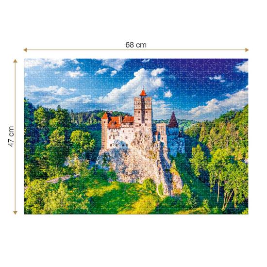 Roovi Puzzle Draculas Schloss in Siebenbürgen 1000 Teile