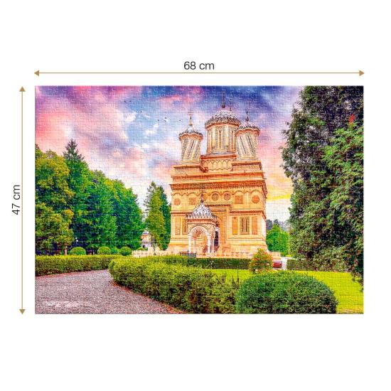 Roovi-Kloster von Curtea de Argés Puzzle 1000 Teile