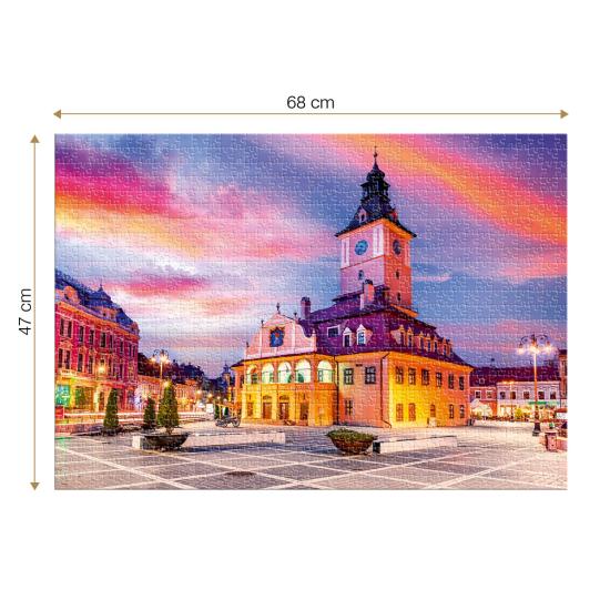 Roovi Brasov Council Quadratisches Puzzle 1000 Teile