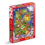 Roovi Weihnachtsbaum-Puzzle 1000 Teile