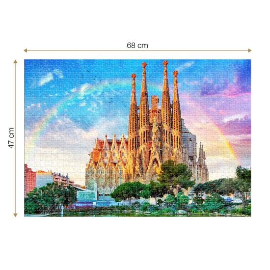Roovi Sagrada Familia Puzzle, Barcelona 1000 Teile Roovi Sagrada Familia Puzzle, Barcelona 1000 Teile