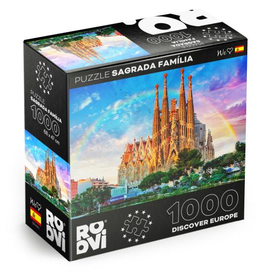Roovi Sagrada Familia Puzzle, Barcelona 1000 Teile Roovi Sagrada Familia Puzzle, Barcelona 1000 Teile