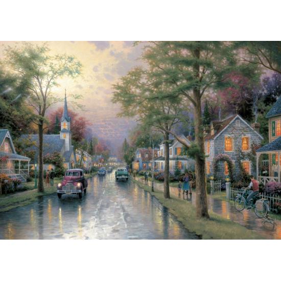 Schmidt Puzzle Dawn in the Small Town 1000 Teile