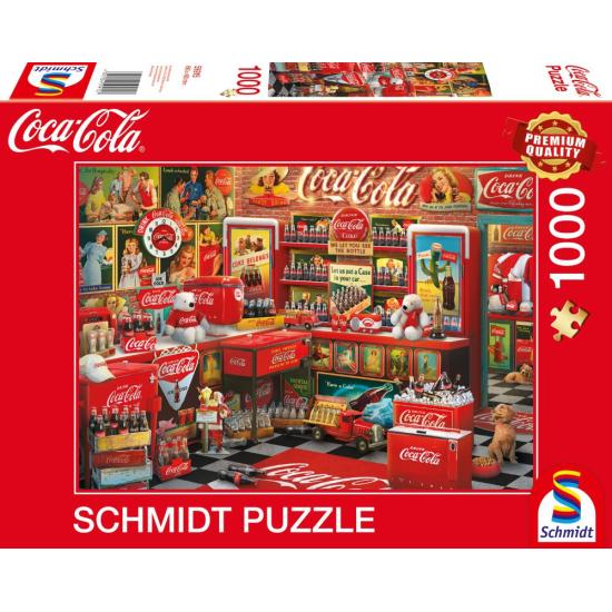 Schmidt Puzzle Coca-Cola-Artikel 1000 Teile