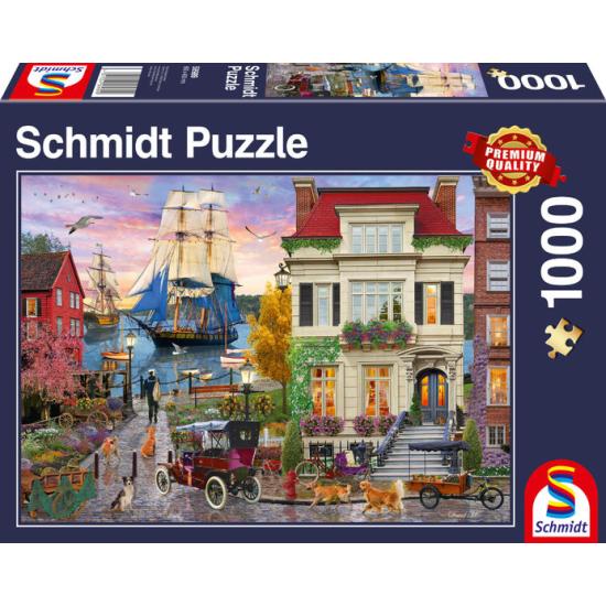 Schmidt Schiff im Hafen Puzzle 1000 Teile