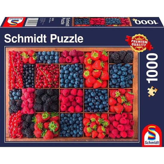 Schmidt Stillleben mit Waldfrüchten Puzzle 1000 Teile