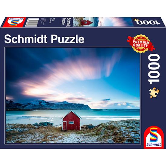 Schmidt Hütte an der Atlantikküste Puzzle 1000 Teile
