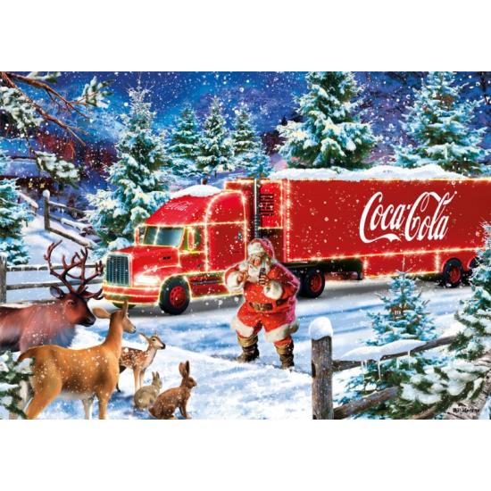 Schmidt Coca Cola Weihnachts-Truck-Puzzle 1000 Teile