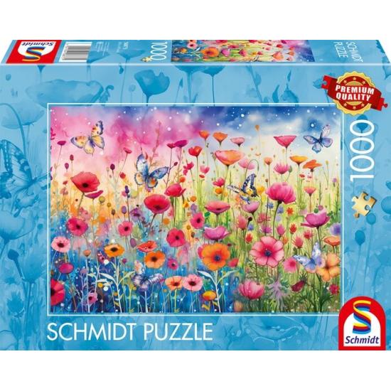 Puzzle Schmidt Mohnfeld 1000 Teile