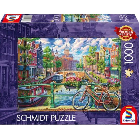 Puzzle Schmidt Amsterdamer Kanal 1000 Teile