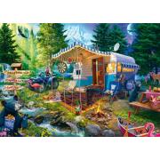 Puzzle Schmidt Caravaning In Den Bergen 1000 Teile