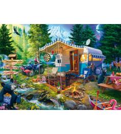 Puzzle Schmidt Caravaning In Den Bergen 1000 Teile