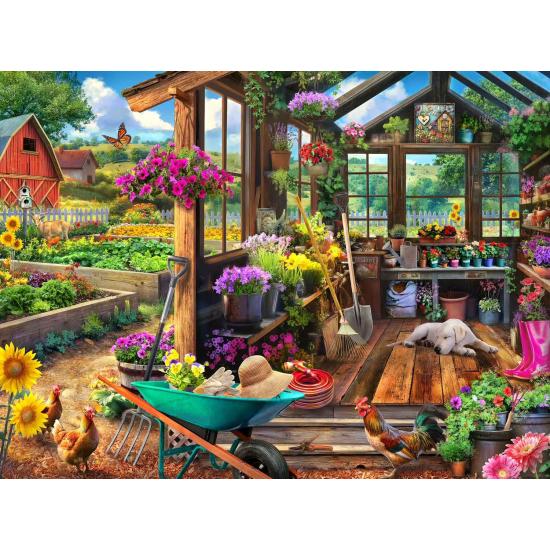Puzzle Schmidt Gartenhaus 1000 Teile