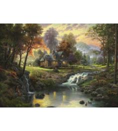Schmidt Holzhaus am Bach Puzzle 1000 Teile