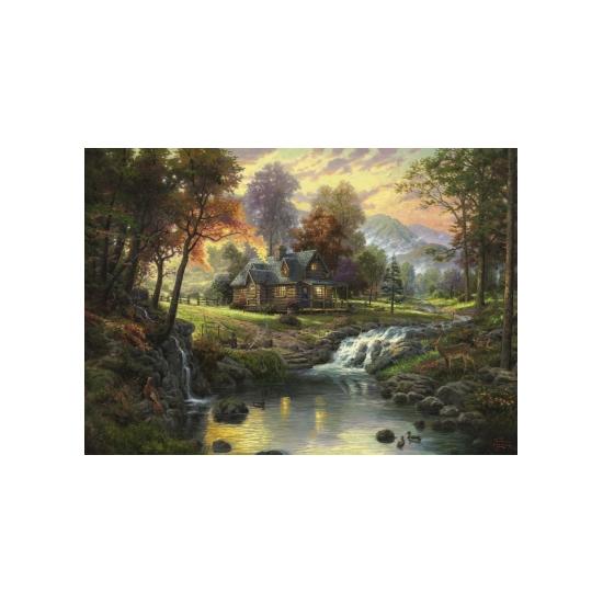 Schmidt Holzhaus am Bach Puzzle 1000 Teile
