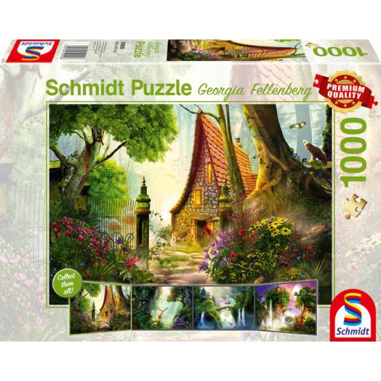 Schmidt Haus in der Lichtung Puzzle 1000 Teile