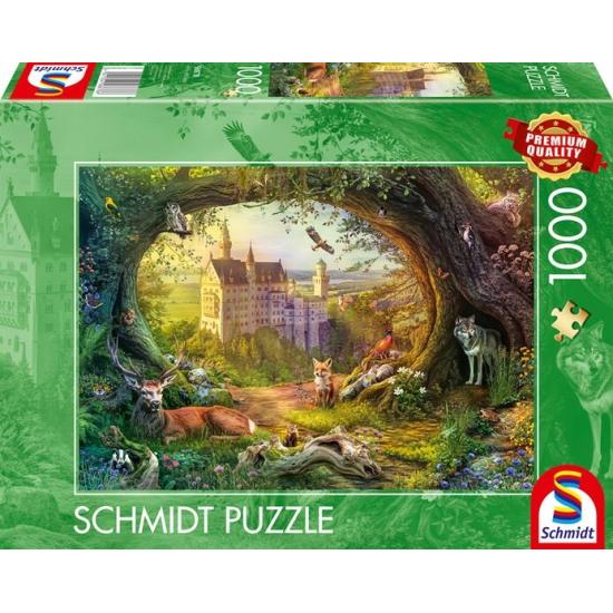 Puzzle Schmidt Märchenschloss Zauberwald 1000 Teile