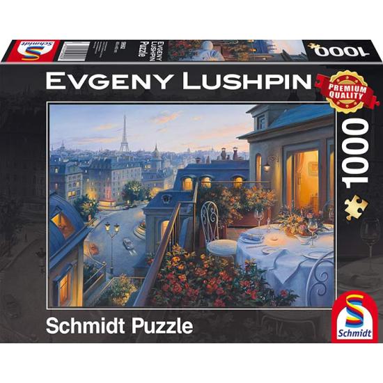 Schmidt Puzzle Romantisches Abendessen in Paris 1000 Teile