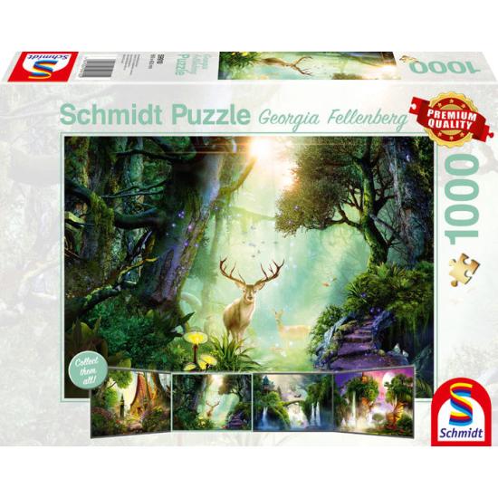 Schmidt Puzzle Hirsch im Wald 1000 Teile
