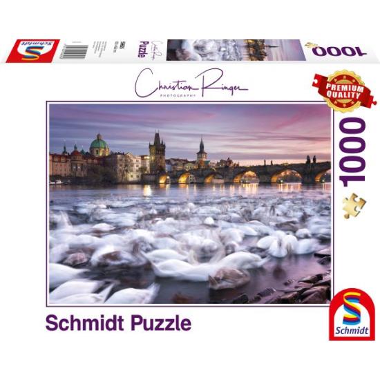 Schmidt Schwäne von Prag Puzzle 1000 Teile
