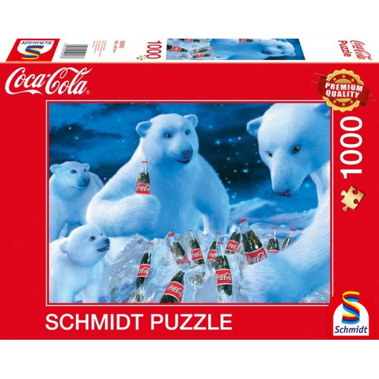 Schmidt Coca Cola und Eisbären Puzzle 1000 Teile