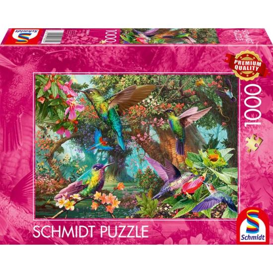 Puzzle Schmidt Farbenspiel der Kolibris 1000 Teile