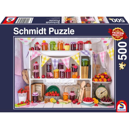 Schmidt Puzzle Marmeladen und Marmeladen mit 500 Teilen