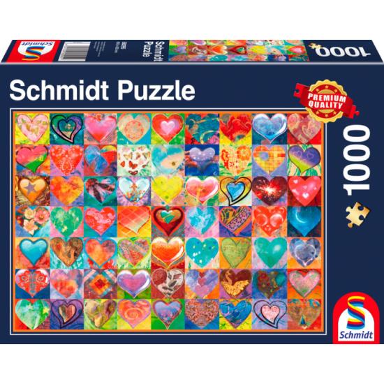 Schmidt Animiertes Herz-Puzzle 1000 Teile