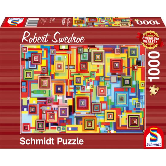 Schmidt Cyber-Intervention Rotes 1000-teiliges Puzzle