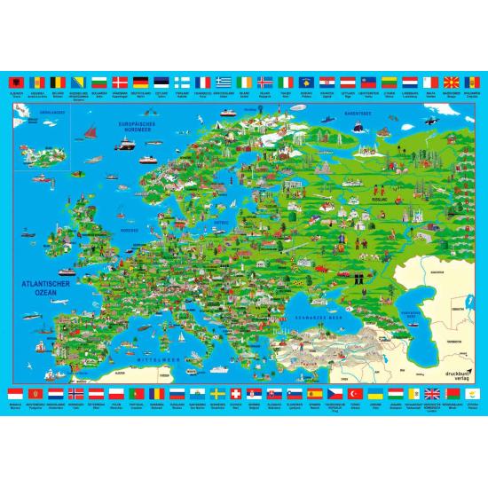 Schmidt Puzzle Europa entdecken 500 Teile