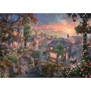 Schmidt Puzzle Disney Lady und der Tramp 1000 Teile